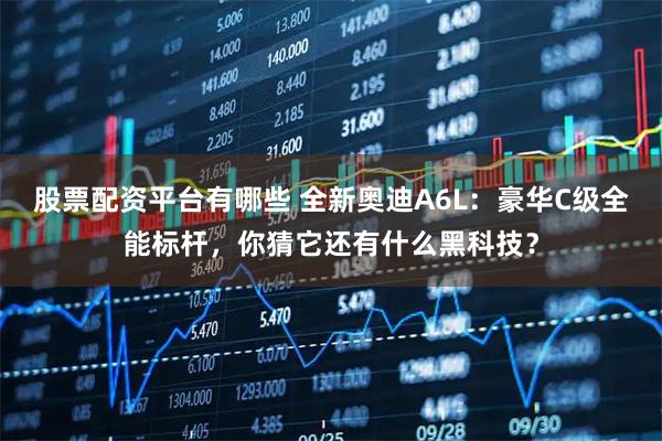 股票配资平台有哪些 全新奥迪A6L:豪华C级全能标杆,你猜它还有什么黑科技?